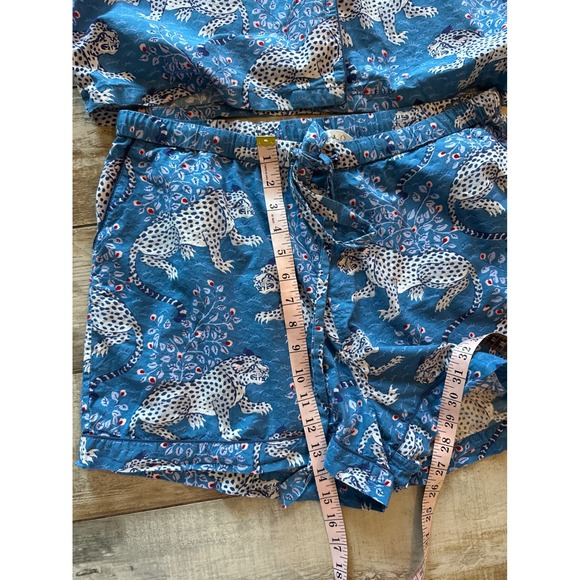 PRINTFRESH SHORT SLEEVE BAGHEERA PAJAMA SET L BLUE/ INK - Picture 9 of 10